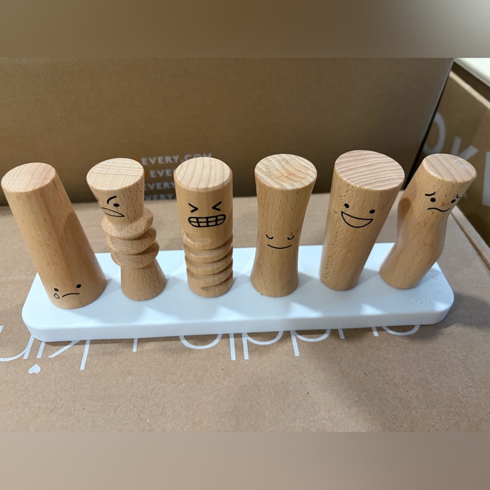 Lovevery Wooden Emotion Dolls From The Observer Play Kit 37-39 Months